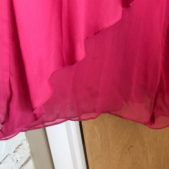 David’s bridal strapless crinkle chiffon dress - Picture 8 of 8